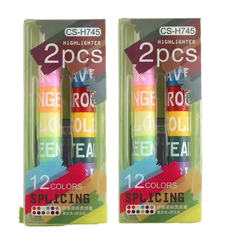 Oil Painting Sticks 6 In 1 Oil Painting Stick Professional Kids Splicing Block Graffiti Drawing Wax Caryon Colored Pencils Art School Supplies