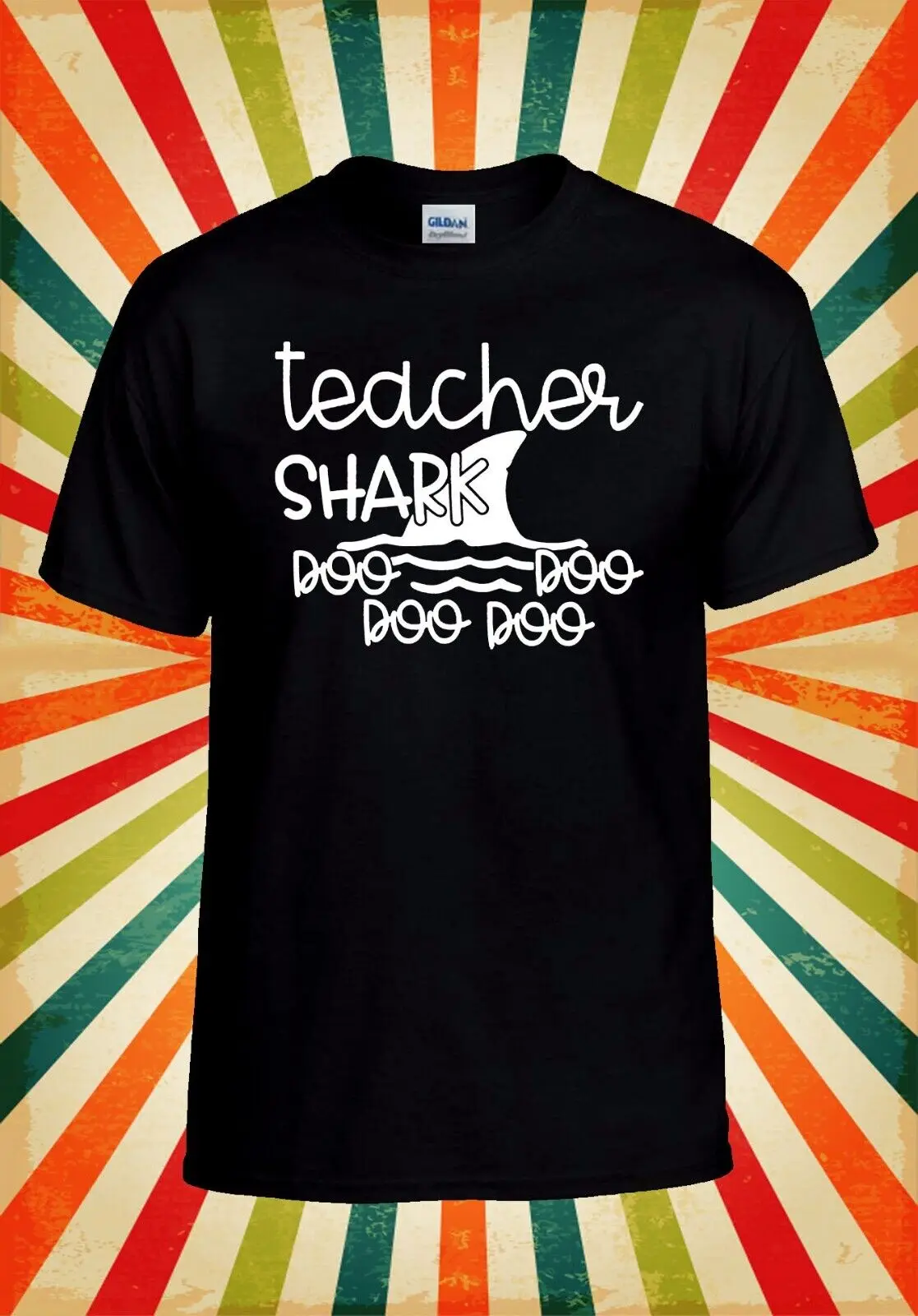 Insegnante Shark Doo Doo Doo Funny Cool Uomo Donna Maglietta Da Baseball Unisex Top 2970