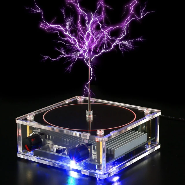 Solid State Music Tesla Coil Artificial Lightning Desktop Toy