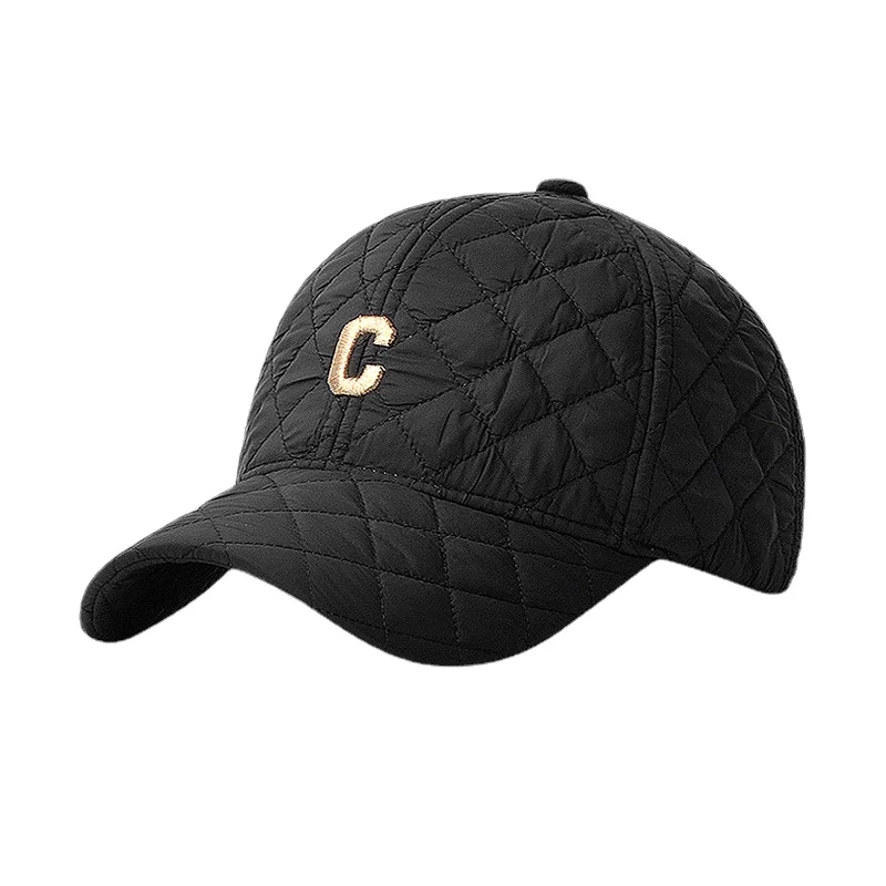 Autumn and Winter Hats for Men and Women Fashion Trend Hard Top Baseball Cap Winter Outdoor Casual Warm Cotton Cap Women's Hat