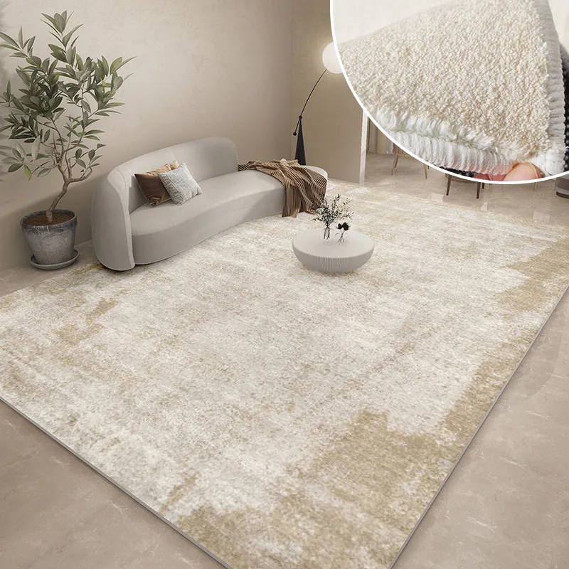 Modern Carpets for Living Room Abstract Large Area Plush Rugs Bedroom Decor Bedside Carpet Grey Thickened Floor Mat Lounge Rug 2