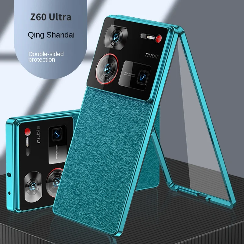 HGJTFANY Cover per ZTE nubia Z60 Ultra (6.8) con 2 Pezzi Vetro Temperato Pellicola, Ultra Sottile Anti-Giallo Morbida TPU Silicone Anti Graffio Custodia per ZTE nubia Z60 Ultra - Fiore viola
