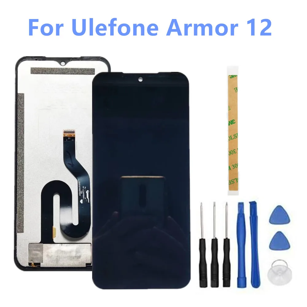 

For Ulefone Armor 12 6.52inch Cell Phone LCD Display Repiar Assembly Sensor Digitizer Touch Screen Parts Panel With Tools