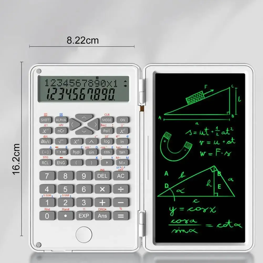 6 INCH Scientific Calculator With LCD Writing Tablet 240 Functions Professional Calculators For School Students Office Assistant