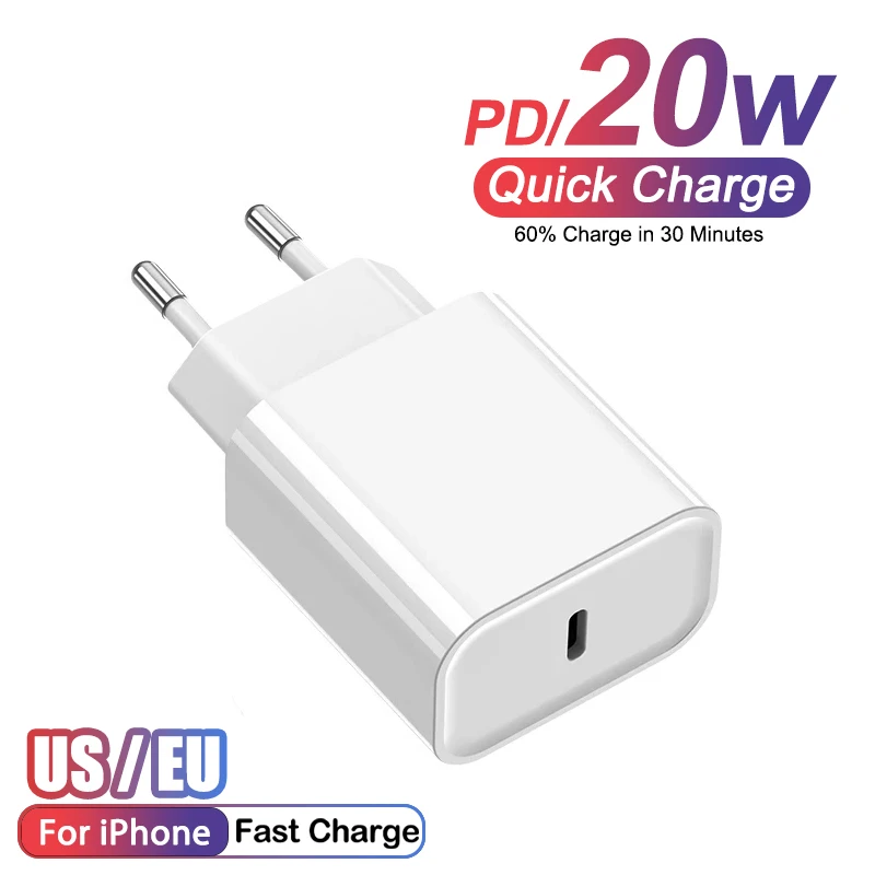 PD 20W USB Super Fast Charge Plug For iPhone 15 13 12 14 11 Pro Max Mini Plus For iPad Air Pro Luxury Quick Charging power adapter,cellphone adapter,power charger