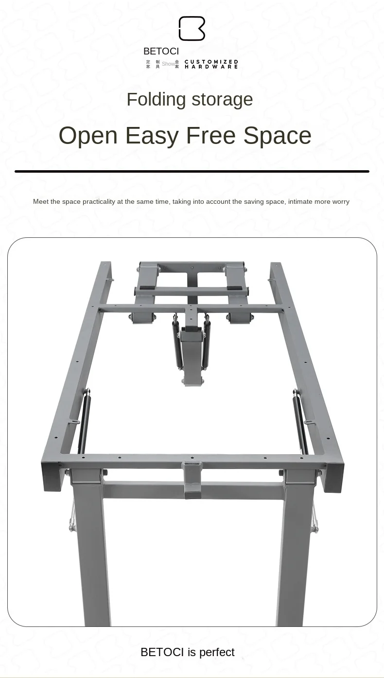Multi Function Furniture Hardware Fitting Transformer Convertible Table Wall Mou