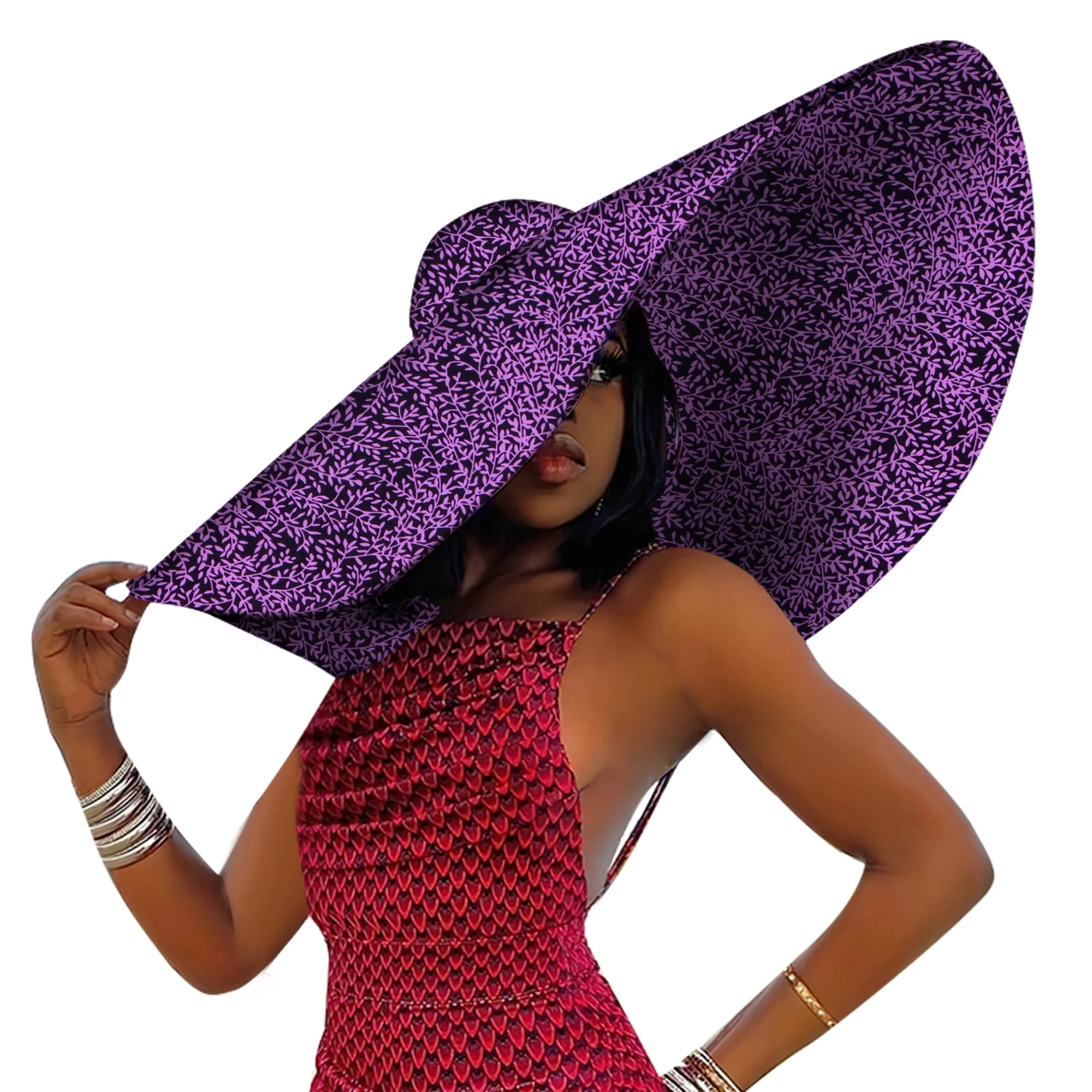 Cappello da donna africano Cappelli da spiaggia estivi Protezione