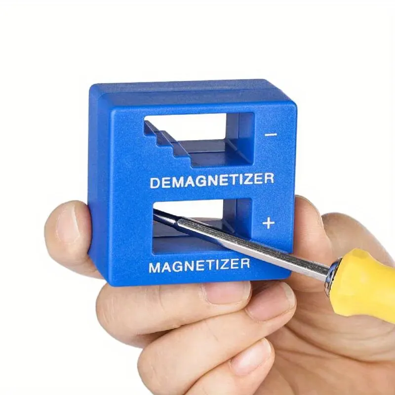 Blue Precision Magnetizer Demagnetizer Screwdriver
