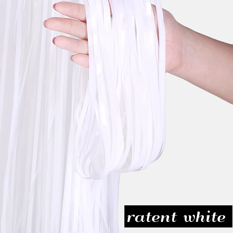Matte Foil Tassel Fringe Curtain for Celebrations and Events