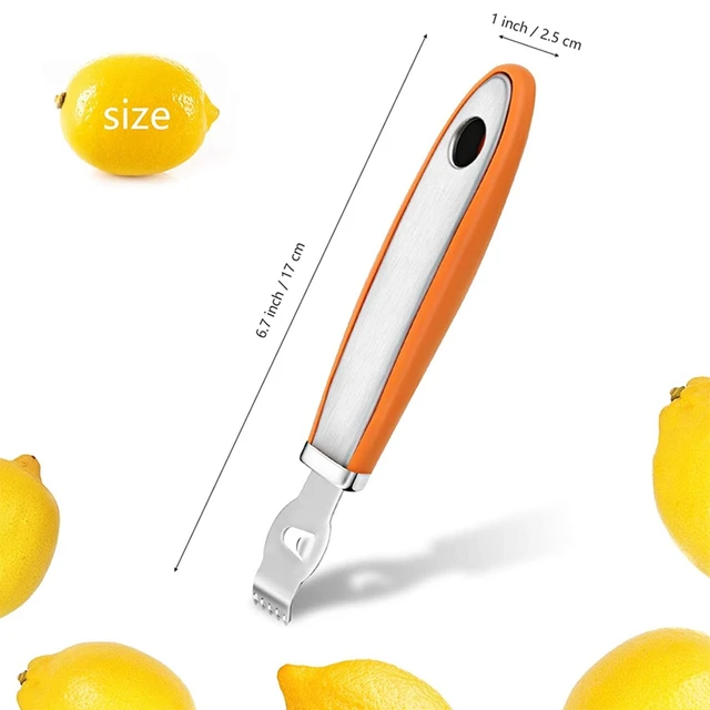 2 in 1 Lemon Zester Orange Critus Peeler