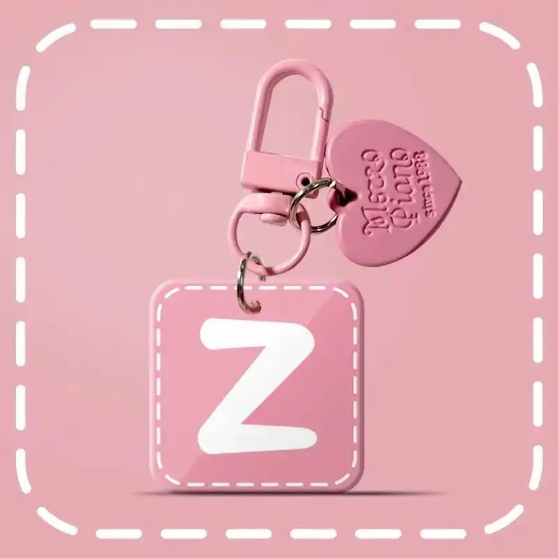 Pink Heart-Shaped Creative Pendant Keychain – Girly Handbag Accessory & Top Birthday Gift