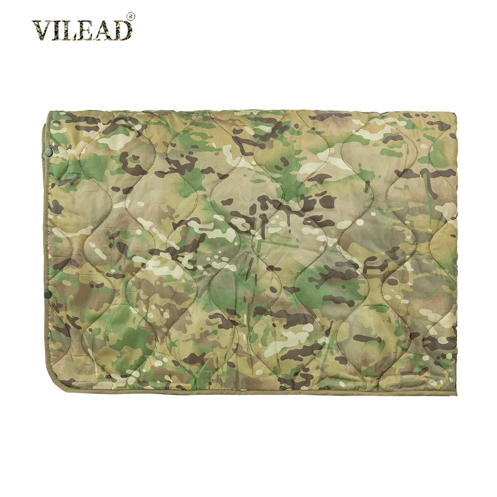 Vilead Winter Camping Tent Quilt Camping Woodland Buttons Blanket Portable Winter Cold Protection Ultralight Quilt