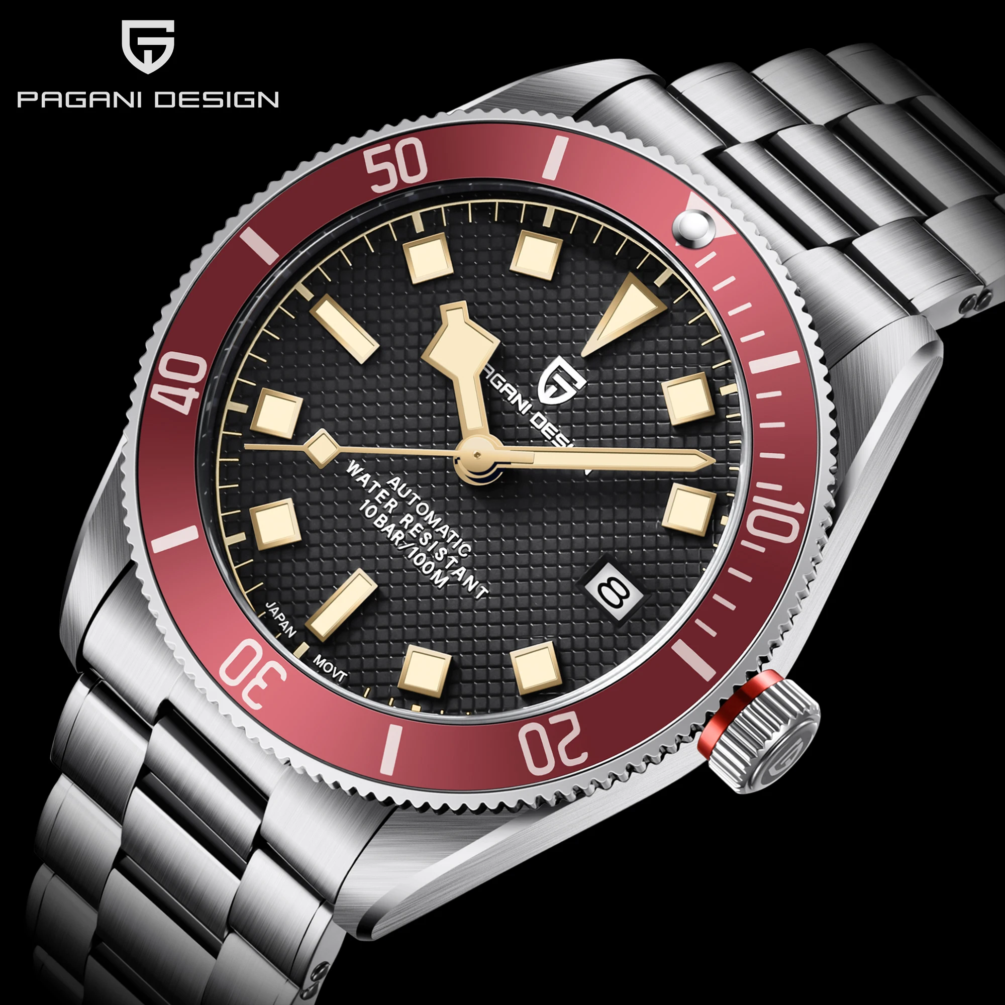 PAGANI DESIGN 2025 Nuovo orologio da polso meccanico da uomo in