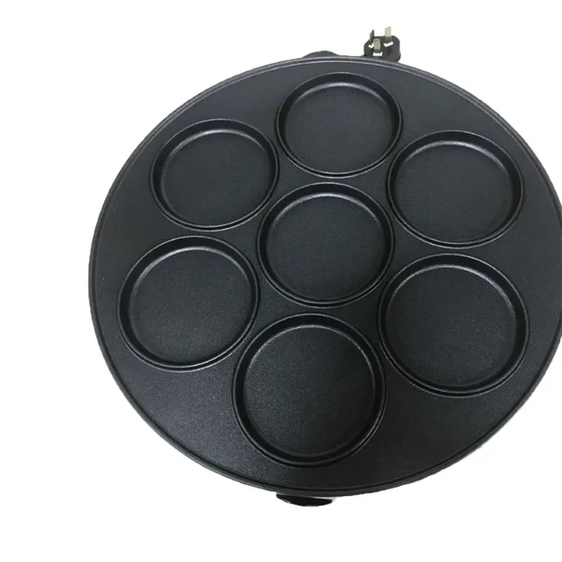 home Crepe Maker Non-stick Pancake Machine Multifunction Electric baking pan machine 7-hole pancake machine Breakfast Machine1pc 6