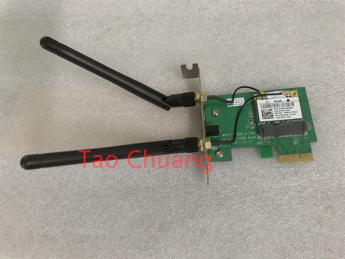 

FOR Dell 0T57D9 DW1502 802.11b/g/nWiFi wireless semi-mini PCI-E card AR5B95