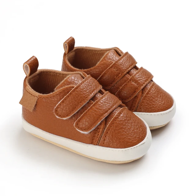 Zapatos Para Bebes Zapatillas De Piel Para Bebés Y Niños, Suela