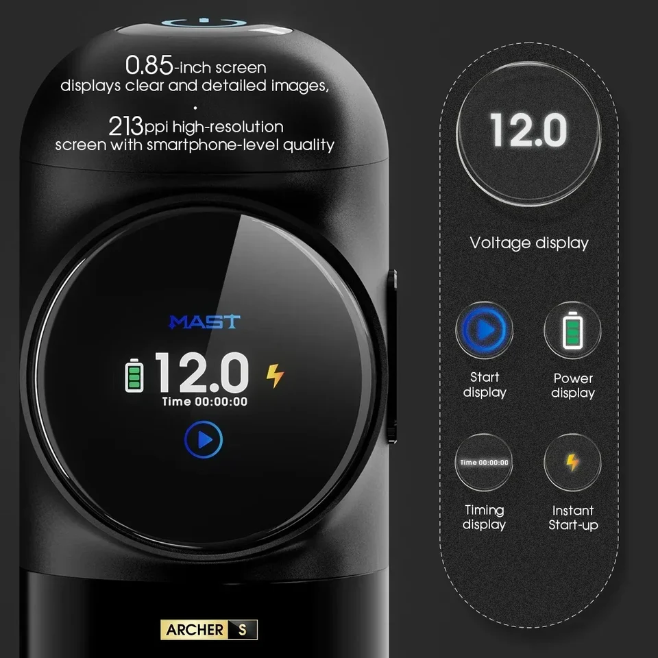 新型マストアーチャーS 超高速充電 ワイヤレスタトゥーペン 4.2MM