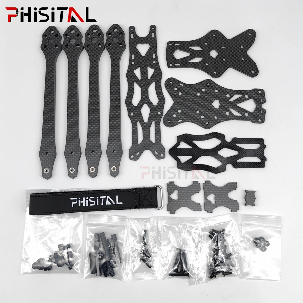 APEX HD 7 inch Frame Kit Carbon Fiber Quadcopter Long Range 5.5mm arm 315mm DIY parts For FPV Freestyle RC Racing Drone 5 APEX HD 7 inch Frame Kit Carbon Fiber Quadcopter Long Range 5.5mm arm 315mm DIY parts For FPV Freestyle RC Racing Drone - Image 5