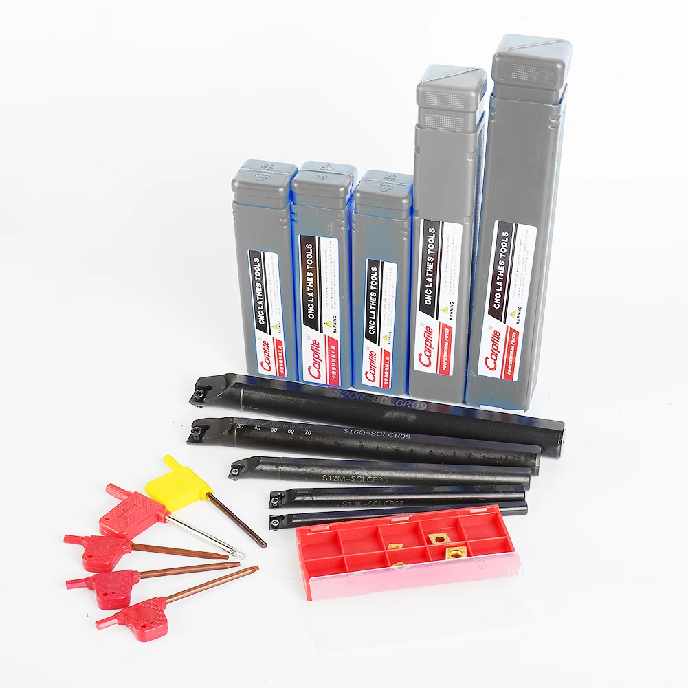 

Turning Boring Bar Tool Holder Insert Utilizes Diamond Cutting Steel Carbide S07K-SCLCR06 For CCMT S10K-SCLCR06