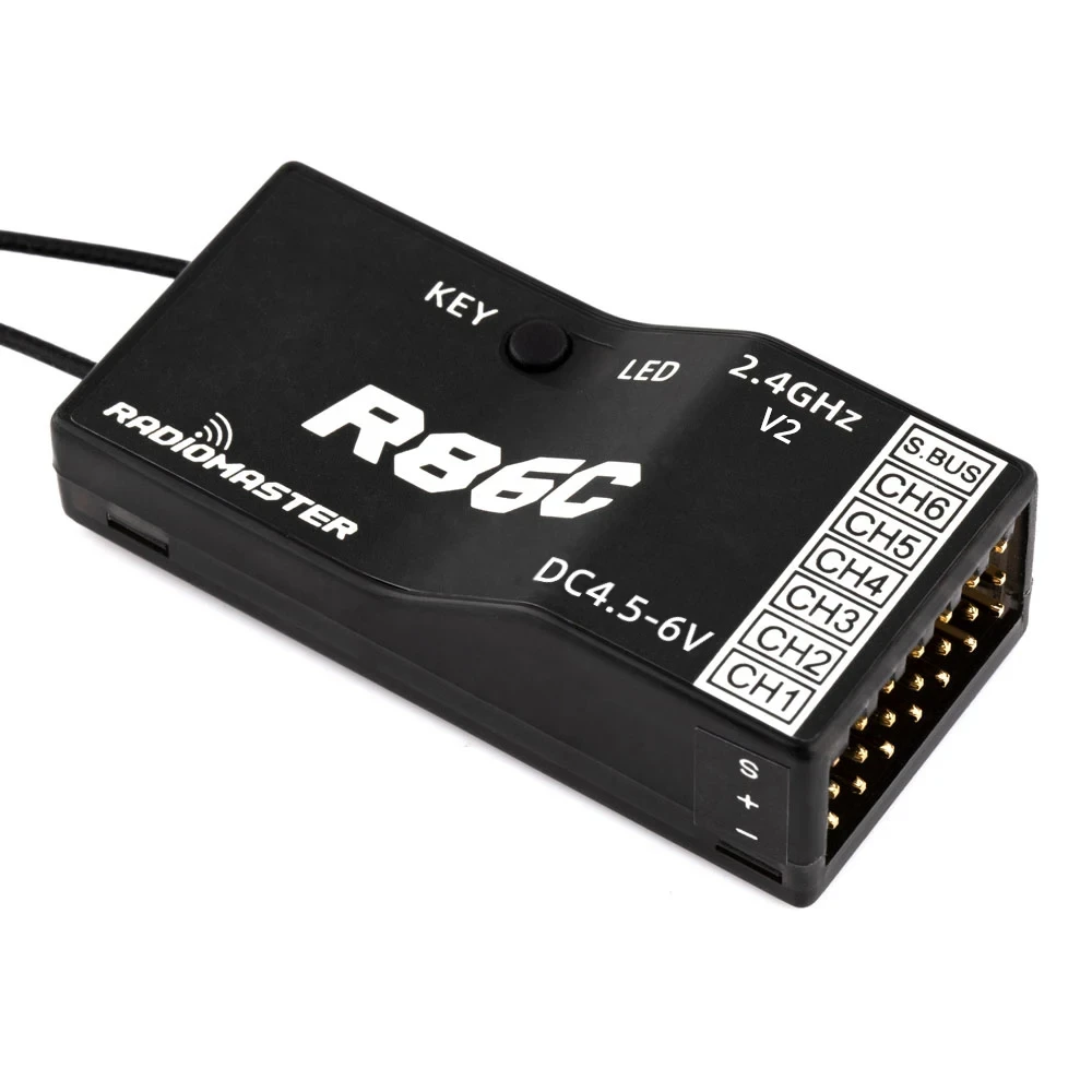 Deux récepteurs radio 2.4GHz pour RC, compatibles R88, R84, R86, R81