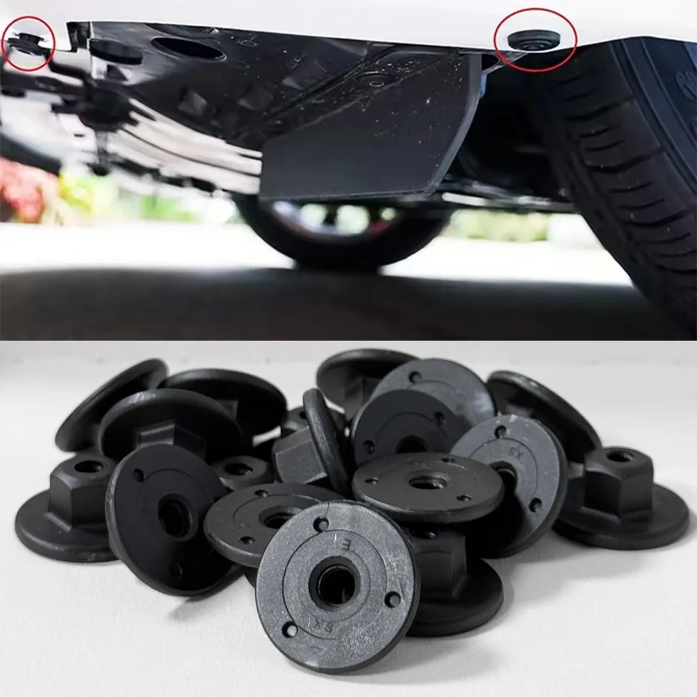 Plastic Chassis Arched Grommet Nut Clip Grommet Nut Self Tapping Screw Fastener for BMW X3 X5 X6 Underbody Shield Retainer