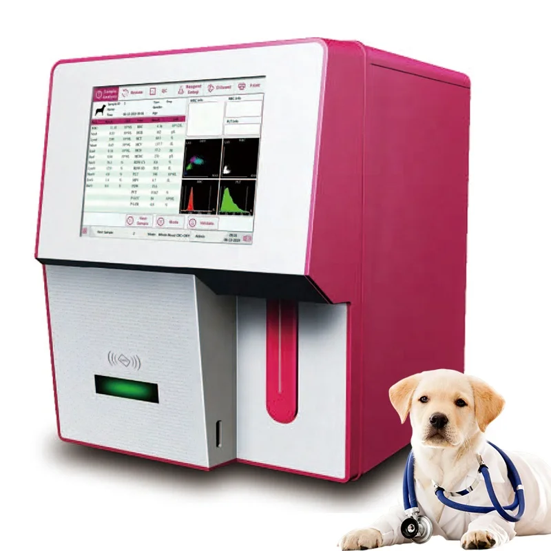 Vet Full Cbc Machine 5 Part Hemat Ology Analyzer 5 Part Veterinary Automated Hemat Ology Analyzer