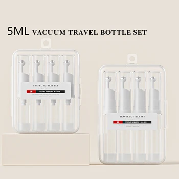 4PCS 5ML Airless Pump Jars Empty Refillable Eye Cream Roller Bottle Serum Lotion Essential Oil Cosmetic Storage Container - Thumbnail 3