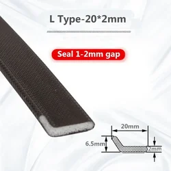 Soundproof Self-Adhesive Weather Stripping - 5M PU Foam Door & Window Seal Strip (L 3)