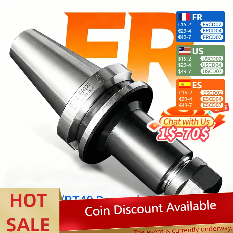 BT30 BT40 ER 다이나믹 밸런스 공구 홀더 0.003 고정밀 밀링 공구 홀더 CNC 머시닝 센터 ER16 ER20 ER25 ER32 콜레트