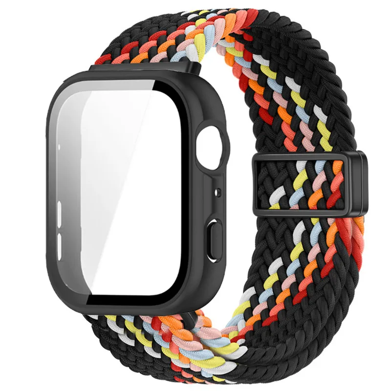 Braided Nylon Strap with Magnetic Buckle and Protective Screen Cover