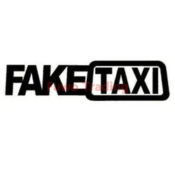 Fuwo Trading – autocollant de voiture réfléchissant, faux TAXI, en PVC, pour fenêtre de Van, accessoires décoratifs 