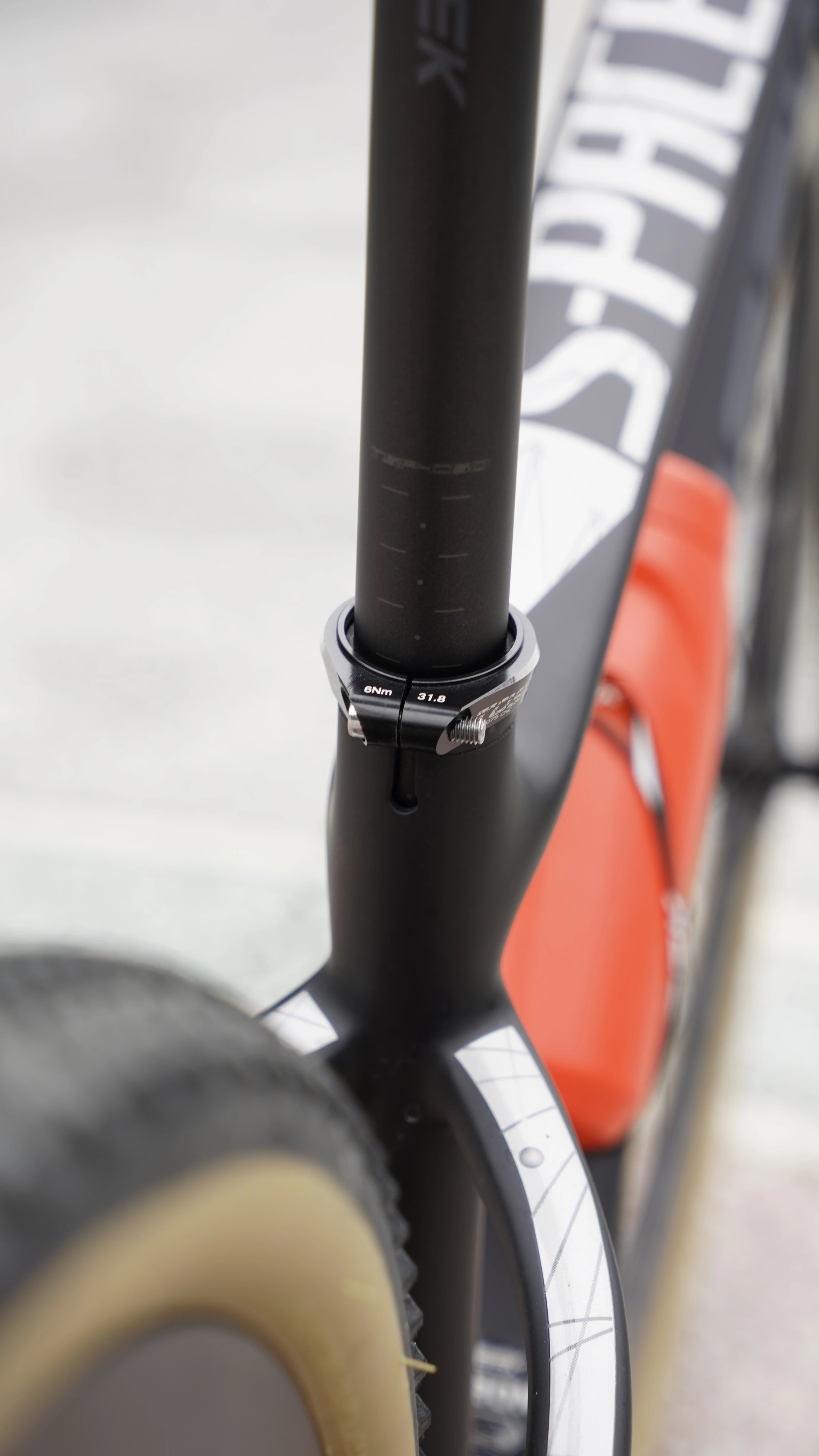 TOSEEK C60 Carbon-Sattelstütze Leichtgewicht 27,2 31,6mm Länge 400mm Matt Schwarz MTB Rennrad Sattelstütze Fahrradteile – Detail 13