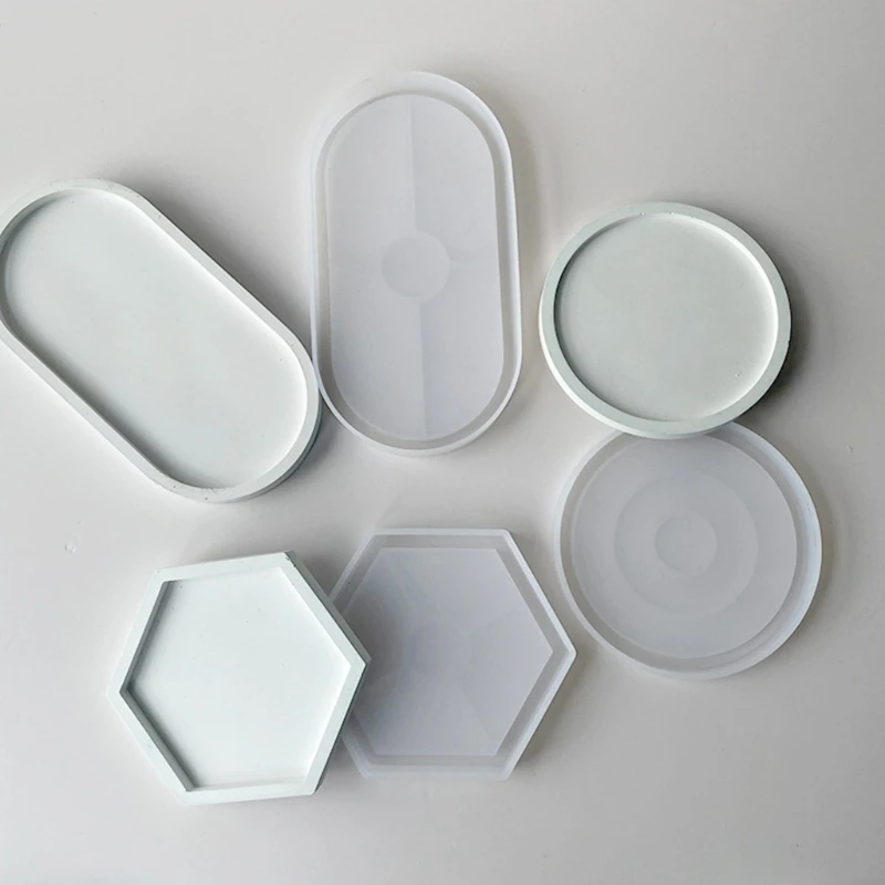 Circle, Oval & Hexagon Molds - Round Silicone Molds For Epoxy