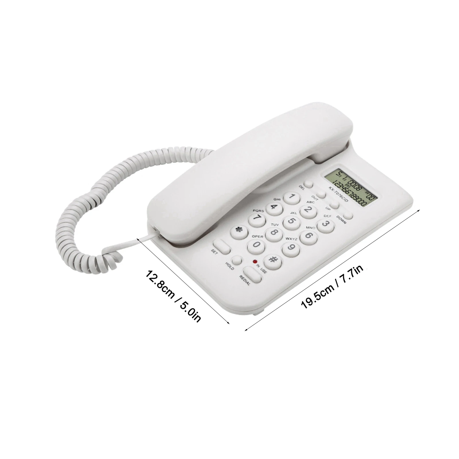 Premium Wired Desktop & Wall-Mount Landline Telephone