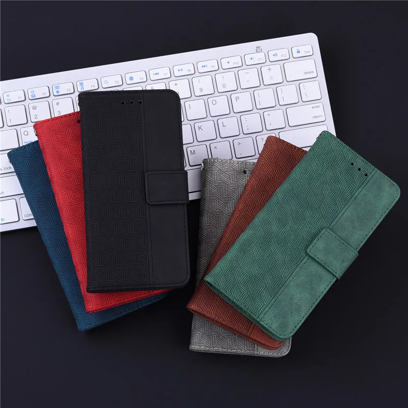 For Xiaomi Redmi Note 11 Pro Case Xiami Redmi Note11 Pro Note11s 5G Case Magnetic Geometric Textile Pattern Wallet Cover phone case