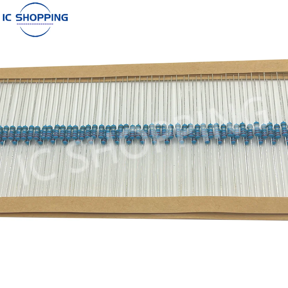 Metal Film Resistors 740PCS 1/4W Resistor Kit 37 Values 1&Omega;~1M&Omega; 0.25W 1% 5%