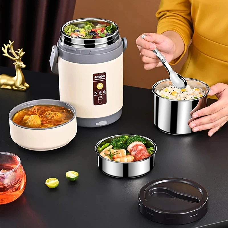 2023 New Hot Bento – Self Heated Lunch Box and Food Warmer – Battery  Powered, Portable - AliExpress