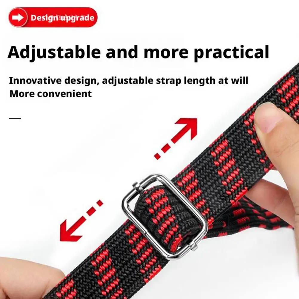 Motorcycle Elastics Rubber Luggage Rope Cord Hooks Bikes Rope Tie Auto Luggage Roof Rack Strap Fixed Band Hook Car Accessories
