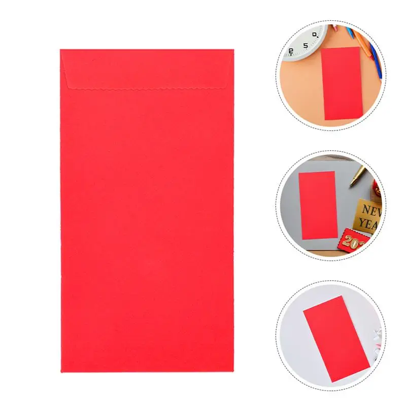 50pcs Traditional Chinese Red Envelopes Vintage Design Money EnvelopesFor Cash For Weddings Festivals Business And More