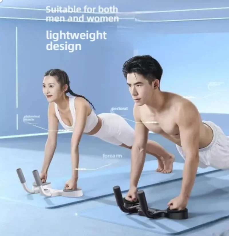 1pc ABS 6-in-1 Multi-Purpose Pilates and Abdominal Training Board Set with Resistance Band, Ab Roller, Push-Up Board, Counter