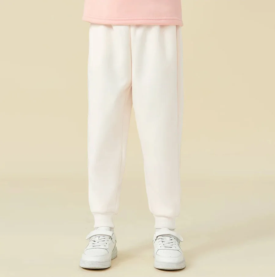 0-4Y Winter Baby Girls Boys Pants Casual Sports Fleece Toddler Girls Pants Warm Soft Fashion Kids Trousers Baby Clothes
