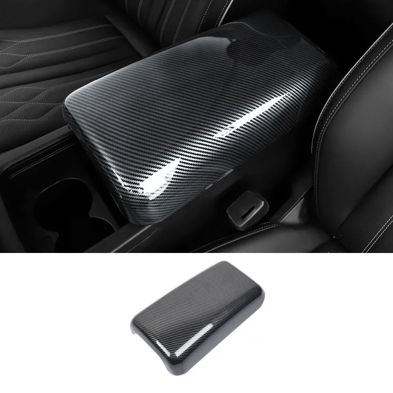 

Car Front Center Armrest Storage Panel for Great Wall Gwm Wey Tank 300 2021 2022 2023 2024 Carbon Fiber Accessories Auto Kit