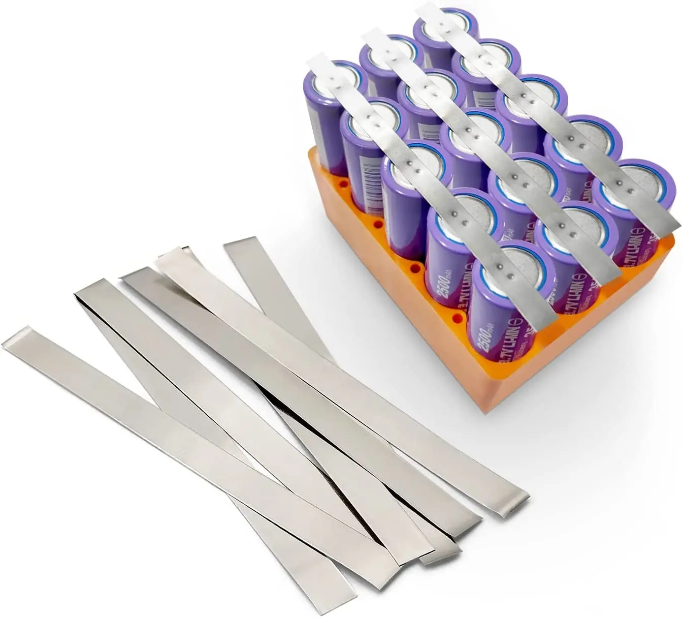 Nickel Strip for 18650 battery nickel plate connector Nickel Soldering Tabs 0.1/0.15/0.2 Three options 100pcs