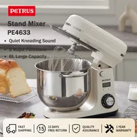 Настольный миксер Petrus, многофункциональный кухонный комбайн, сверхмощный интеллектуальный кухонный блендер, 800 Вт, 6 л, PE4633