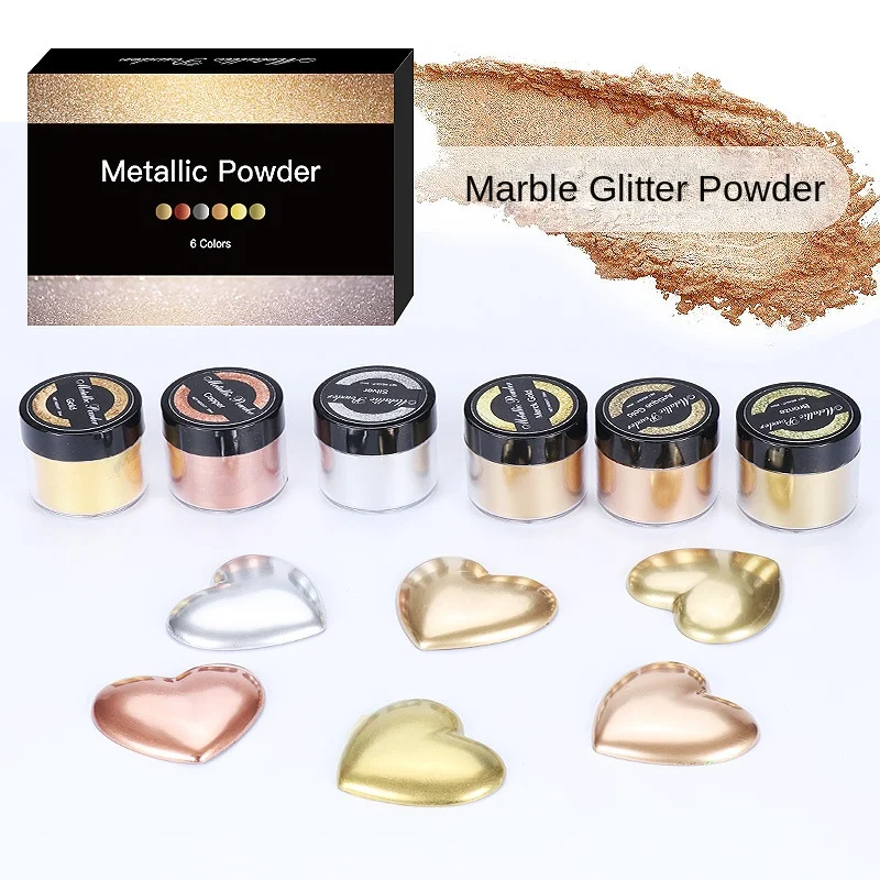 

20ml/Bottle Metallic Powder Resin Pigment DIY Crystal Epoxy Resin Glue Nail Art Makeup Supplies Jewelry Making Tools