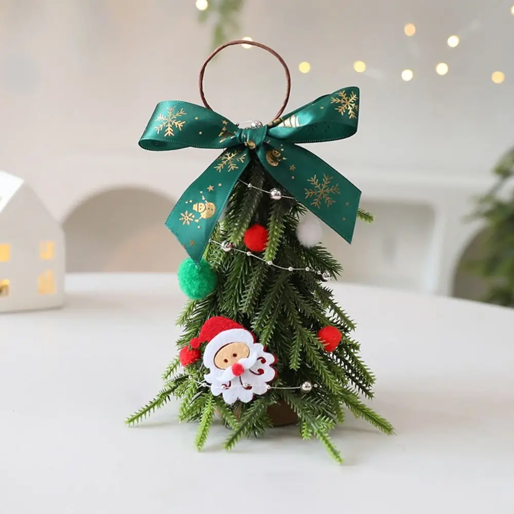 Mini Christmas Tree PE Scene Setup Desktop Ornament