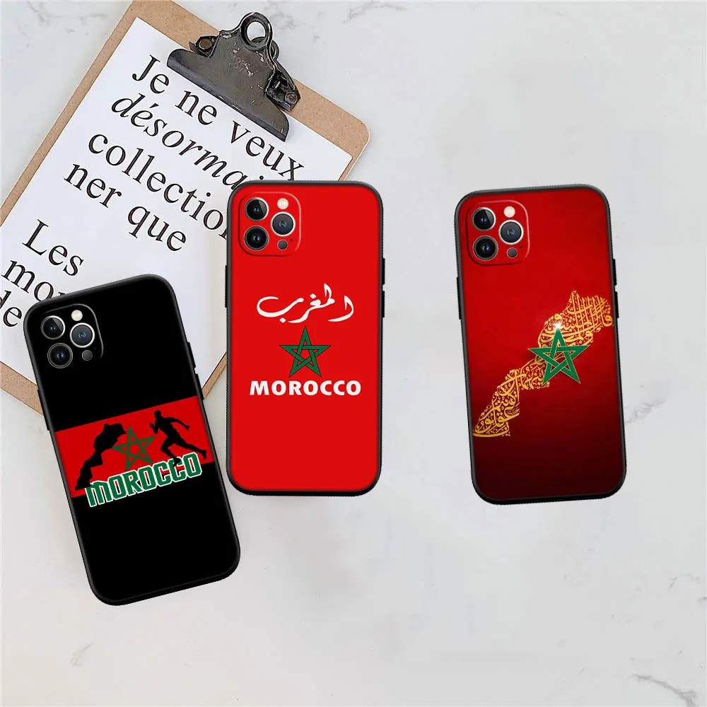 Premium Moroccan Flag Design Phone Case - High-End Protection & Style