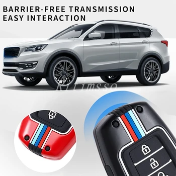 Portachiavi in lega per auto per Hyundai Palisade Grandeur Azera Elantra GT Kona 2018 2019 accessori per la copertura della protezione del telecomando intelligente - Portachiavi in lega per auto per Hyundai Palisade Grandeur Azera Elantra GT Kona 2018 2019