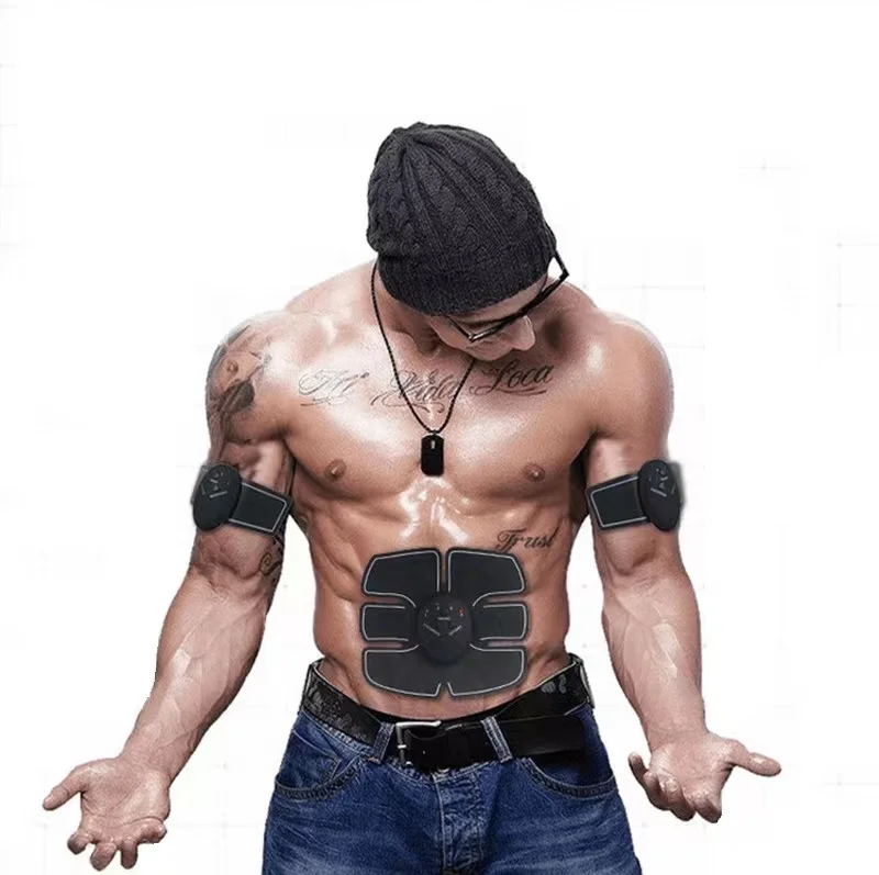 Ems Muscle Stimulator Trainer Smart Fitness Allenamento Addominale Dispositivo Dimagrante Elettrico Per La Perdita Di Peso Corporeo