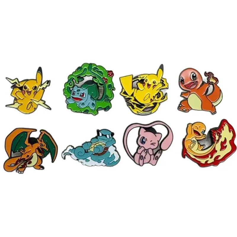anime enamel pins cute set